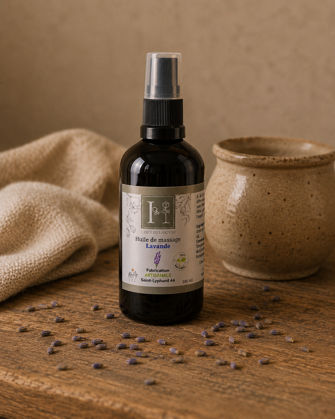 Huile de massage Lavande